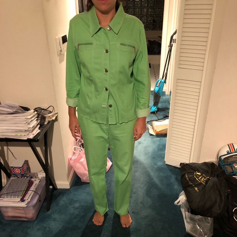 In the wash green piece set